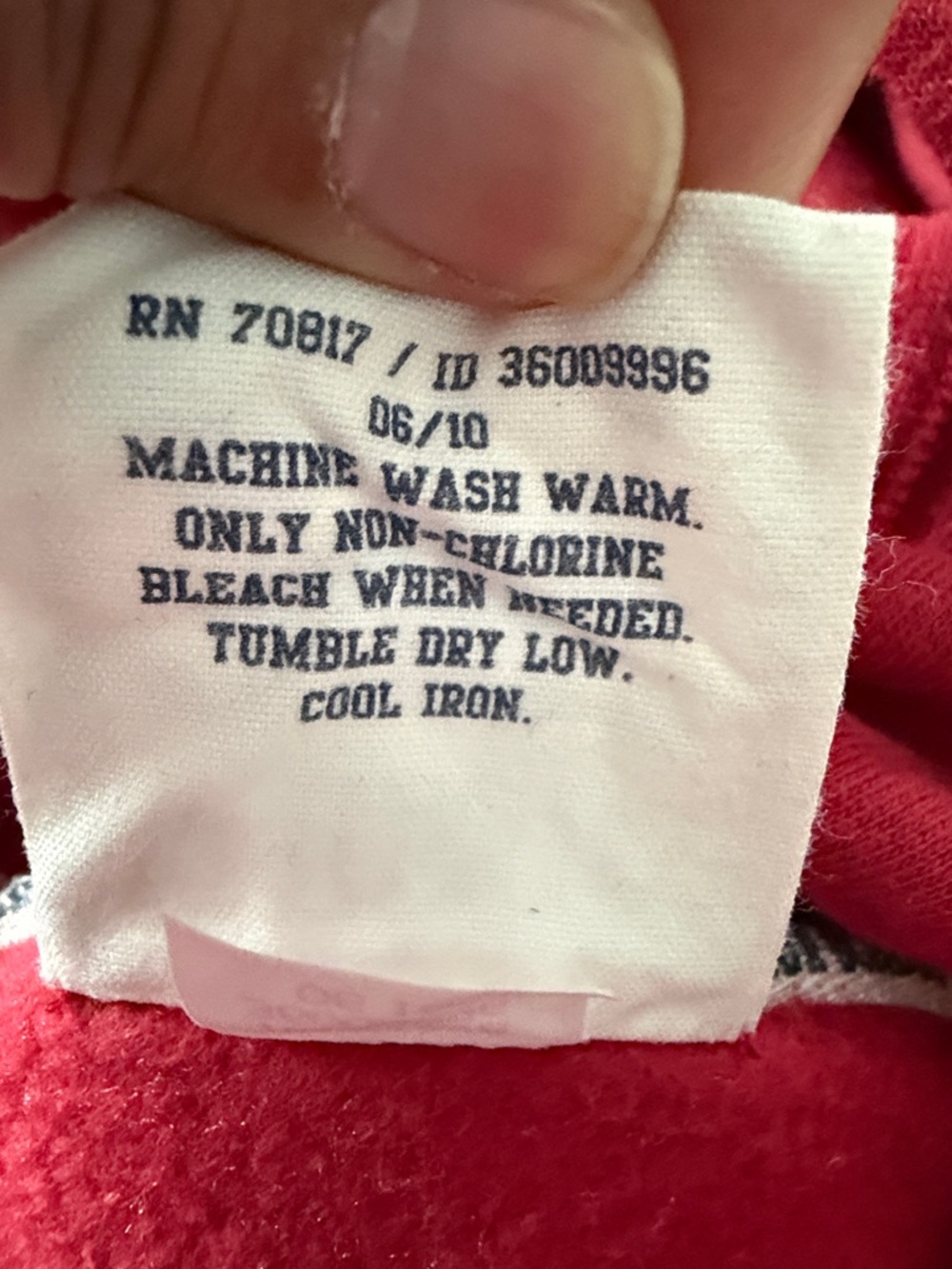 RARE- Discontinued Line— PINK Victoria's Secret Red Hooded Pullover USC - Picture 6 of 8